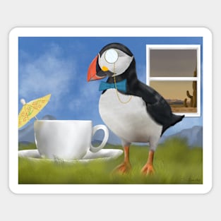 Sir Sinclair McDuffin, head puffin of the tea brigade Magnet